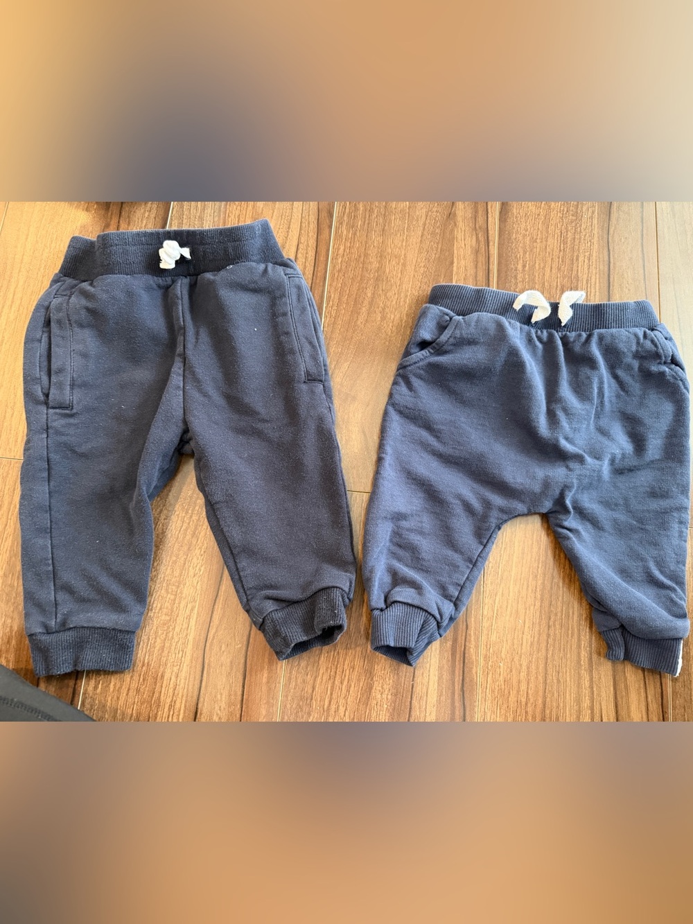 Kids Navy Jogger Pants - Comfortable Pull-On Sweatpants 0-3 month